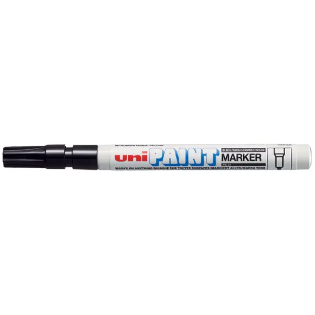 Маркер uni PAINT 0.8-1.2мм чорний (PX-21 Black)