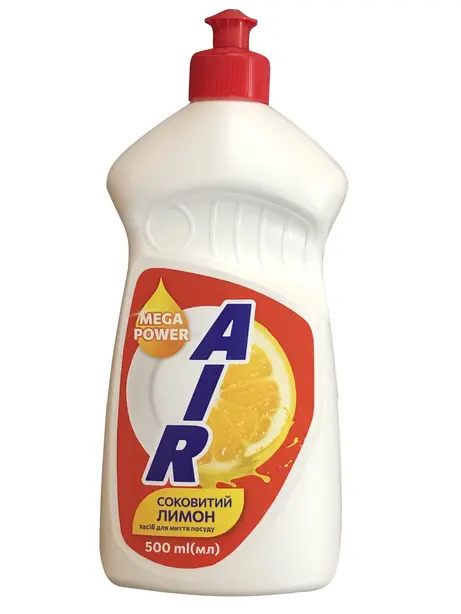 Гель для миття посуду AIR family з ароматом соковитий лимон 500мл (440870)