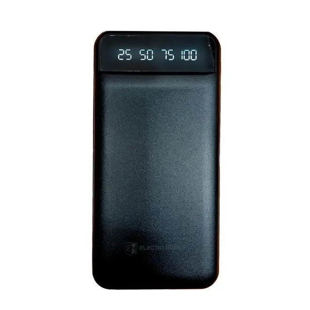 Повербанк літій-полімерний 10000 mAh чорний (ЕН-Р-01-В)