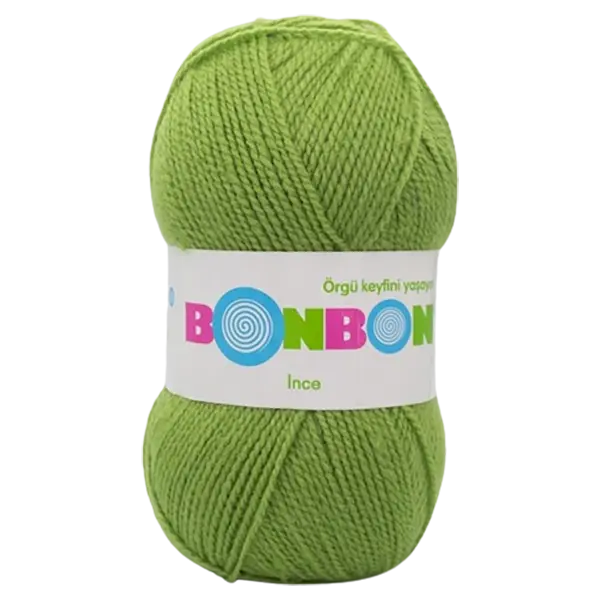 Пряжа Bonbon яскраво-зелений (15568)