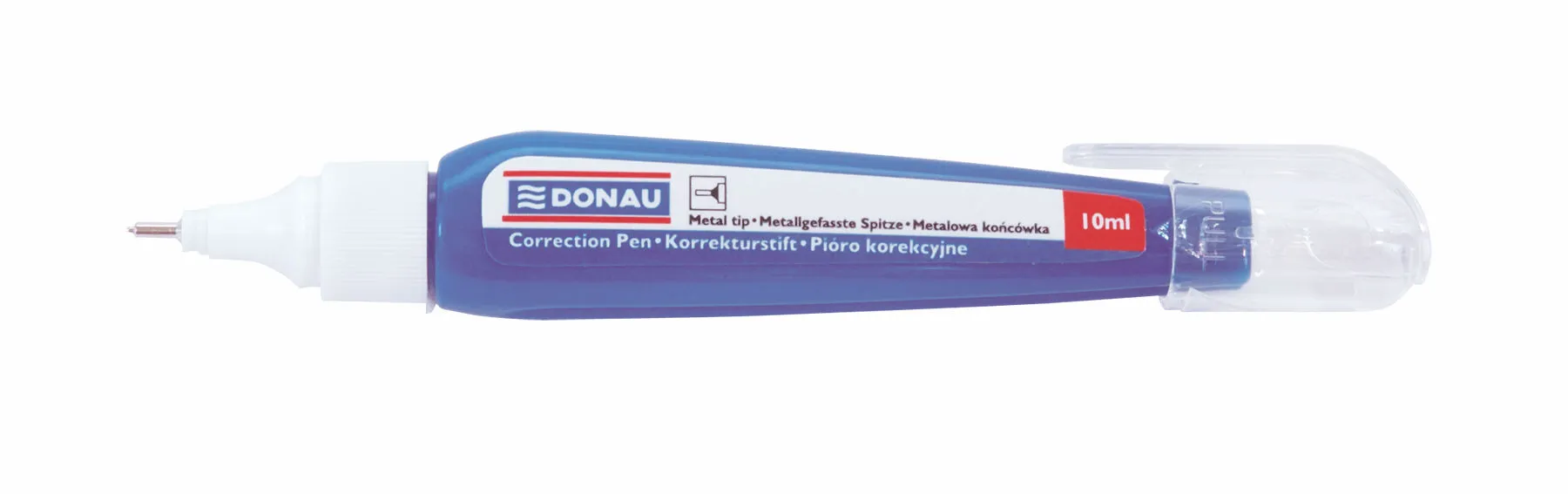 Коректор-ручка Donau з металевим наконечником 10 мл. (7618001PL-99)