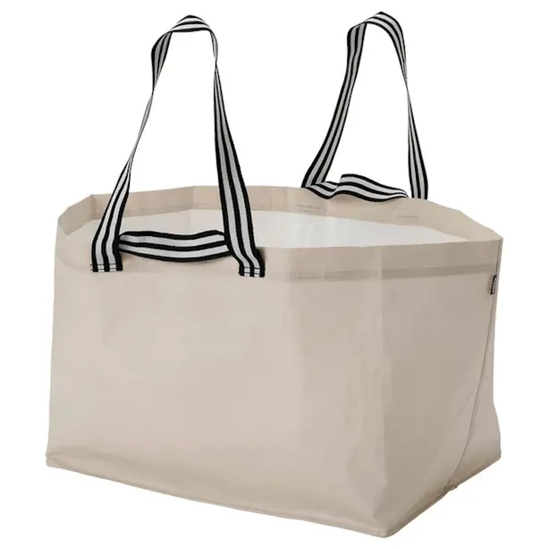 Сумка шопер IKEA GÖRSNYGG 57x37x39 см 71 л бежева (20504194)