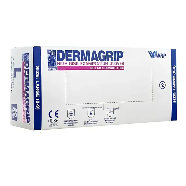 Рукавиці Dermagrip підвищеного ризику L 1 шт (01428)
