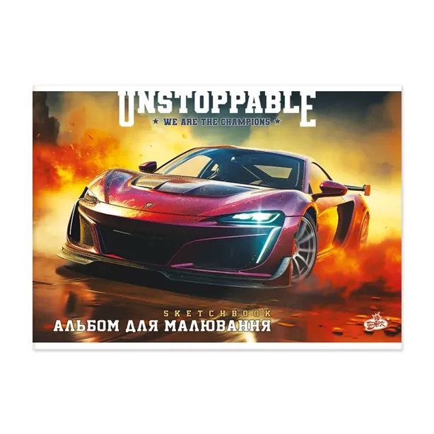 Альбом для малювання BRISK А4 30 аркушів 100г/м2  скоба (АВ-16). Фото 3