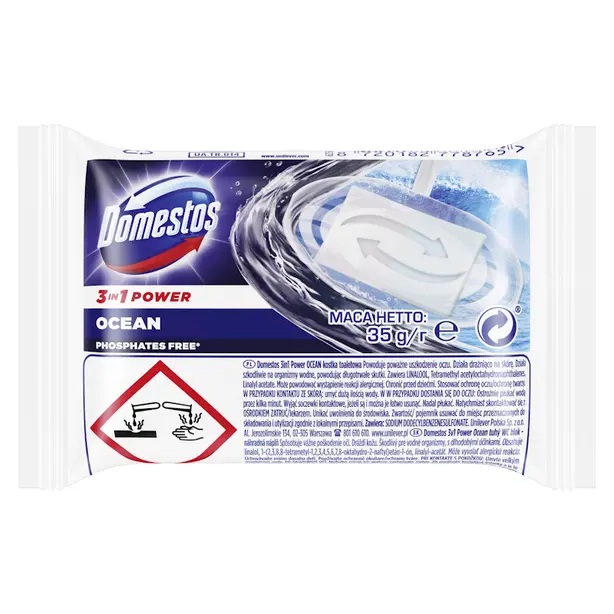 Змінний туалетний блок Domestos Атлантік 35 г (778765)