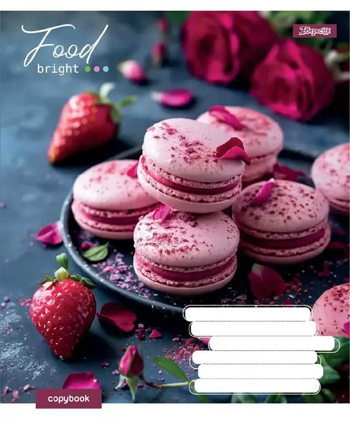 Зошит шкільний 1Вересня Bright Food А5 96 арк.клітинка м'яка політурка (768138). Фото 2