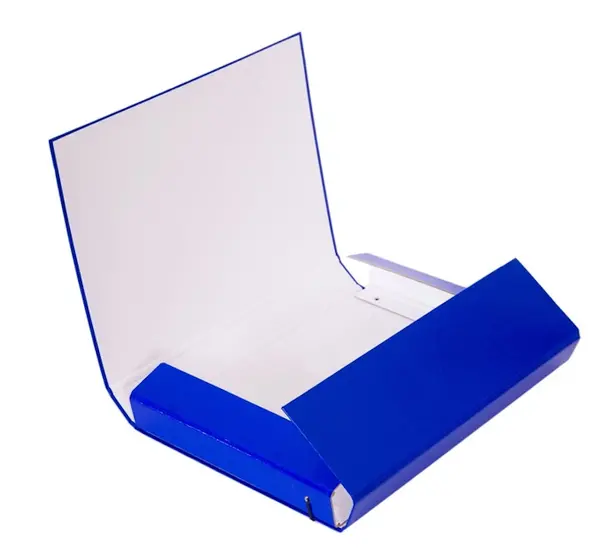 Папка-коробка на гумці ITEM А4 60мм синя (306-60/03). Фото 2
