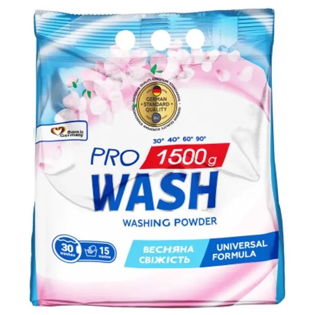 Пральний порошок  ProWash Весняна свіжість 1,5 кг (8005766)