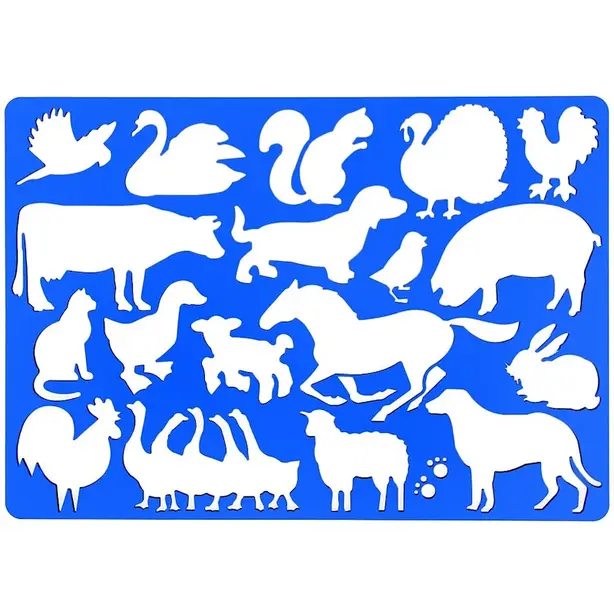Трафарет пластиковий KOH-I-NOOR Ферма 31х20 (9820/0) 