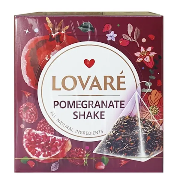 Чай в пірамідках LOVARE Pomegranate Shake 2г x 15 шт (874599). Фото 2