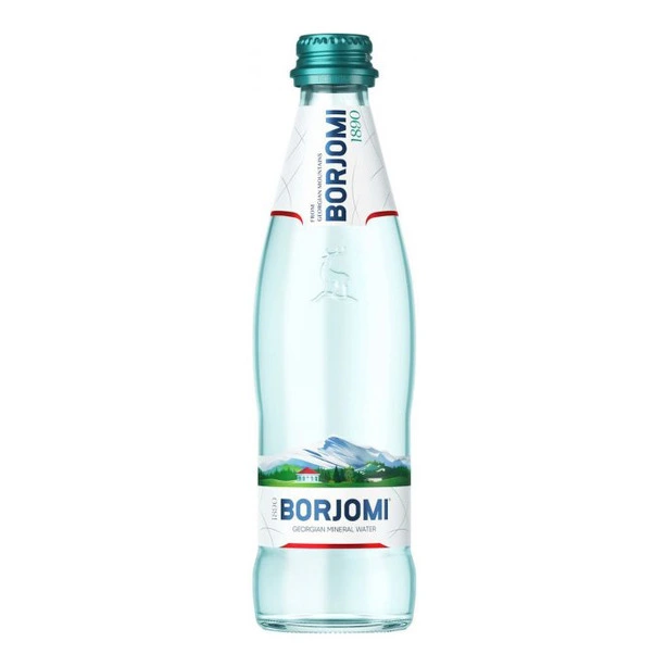 Вода мінеральна Borjomi сильногазована ПЕТ пляшка 0,75 л (001414)