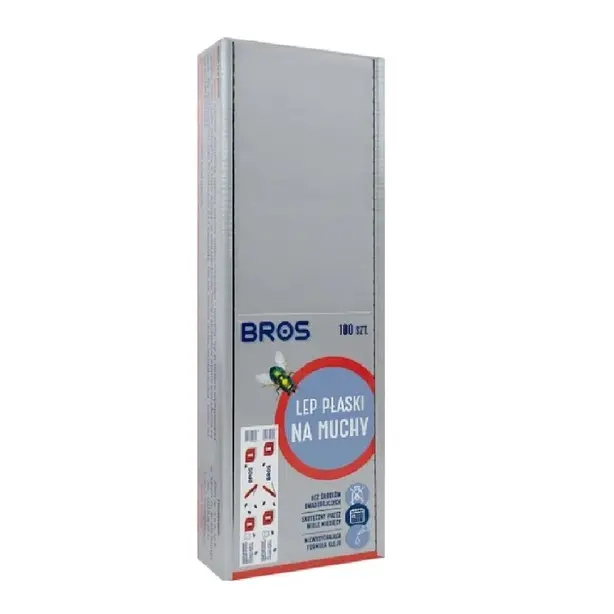 Липка пластина від мух і тарганів Bros (269512891)