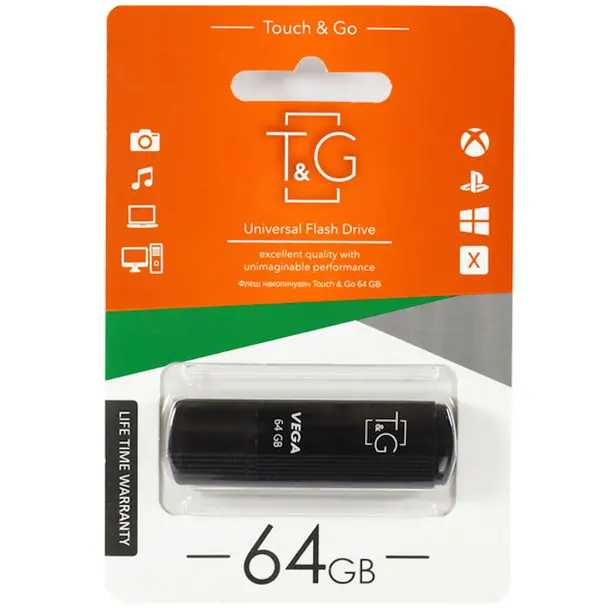 Флеш накопичувач 64GB USB T&G (421014)
