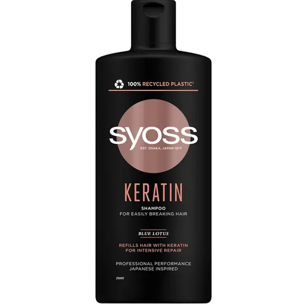 Шампунь SYOSS Keratin з Блакитним Лотосом для ламкого волосся 440 мл (277050)