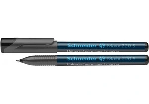 Маркер перманентний Schneider MAXX 222 F чорний 0.4 мм конусоподібний (S112401)
