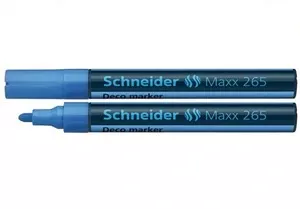 Маркер спеціальний Schneider MAXX 265 блакитний 2-3 мм клиноподібний (S126510)