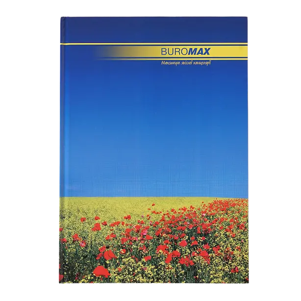Зошит офісний Buromax NATURE А4 96 арк. клітинка тверда палітурка ассорті (BM.2400i). Фото 2