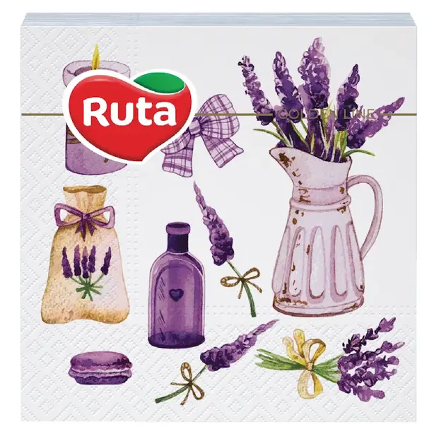 Серветки Весняна палітра Ruta 33х33см 2-х шарові 20 шт/уп (891802)