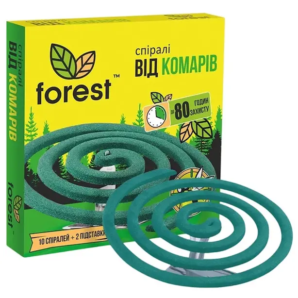 Спіраль від комах Forest Спіраль від комарів 10 шт (824425)