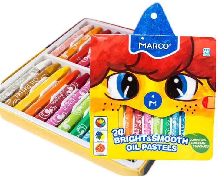 Пастель масляна Marco 36 кольори Bright&Smooth (1100OP-36CB)