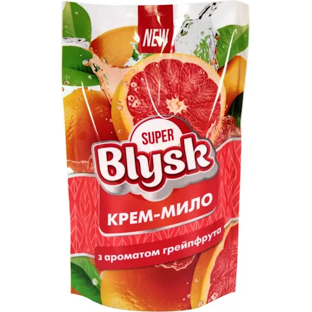 Крем-мило Super Blysk Грейпфрут 460мл дой-пак (SB52018)