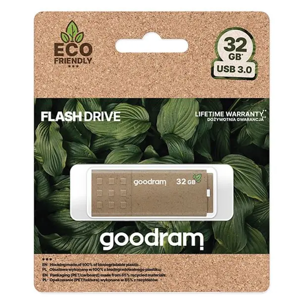 Флеш накопичувач GoodRam 32GB USB 3.0 ECO FRIENDLY (825618). Фото 3