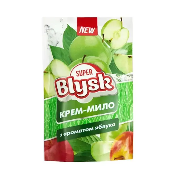 Крем-мило Super Blysk Яблуко 460мл дой-пак (SB52025)