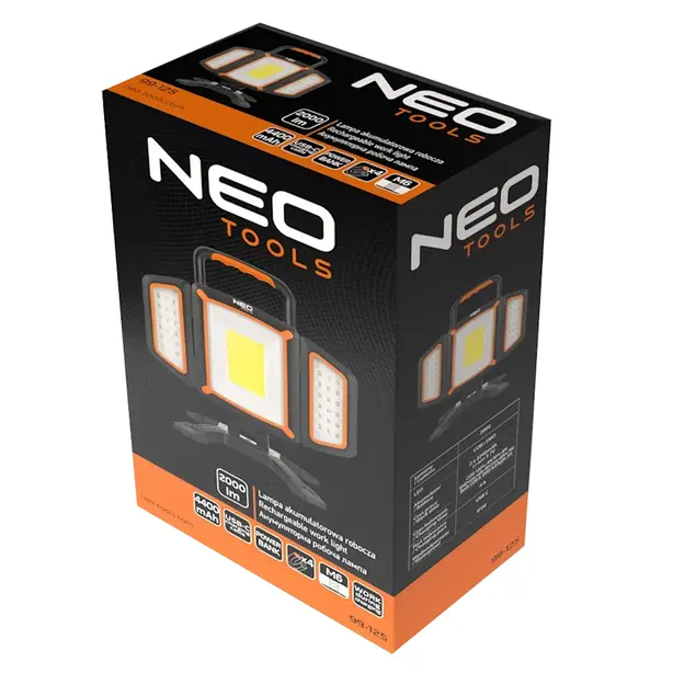 Акумуляторна робоча лампа NEO TOOLS 99-125 (231256). Фото 9