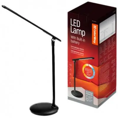 Настільна лампа Videx Titanium Led TLTF-009B 10W чорна (829959)