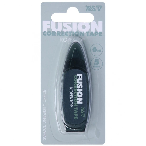 Коректор стрічковий Yes Fusion Shadow 5мм. х 6м (340122). Фото 3