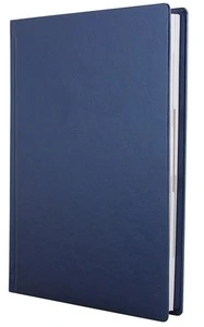 Щоденник напівдатований Optima NEBRASKA А5 384арк. штучна шкіра синій (O26109-02)