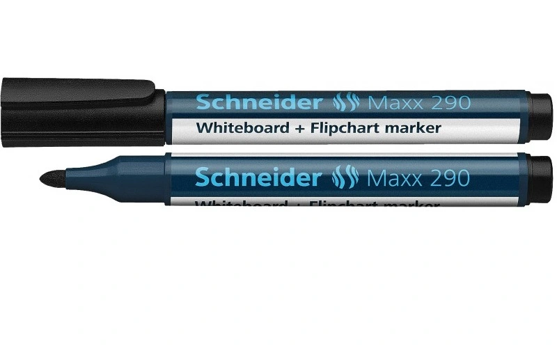 Маркер для дошок та фліпчартів Schneider MAXX 290 синій 2-3 мм круглий (S129003)