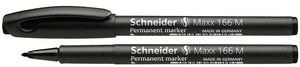 Маркер перманентний Schneider MAXX 166 чорний 1 мм конусоподібний (S116601)