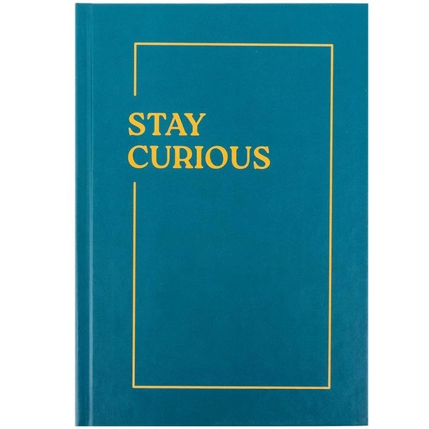 Зошит офісний Axent Stay curious А5 96арк. клітинка тверда палітурка (8457-19-A)