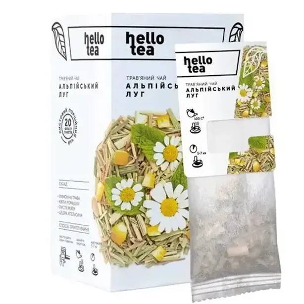 Чай Hello tea Альпійський луг 20 шт пакетиків (950060)