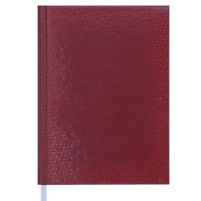 Щоденник недатований TONE, A5, 288 стор., бордовий