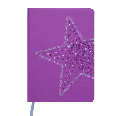 Щоденник недатований STELLA, A5, 288 стор., фіолетовий
