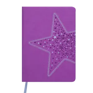 Щоденник недатований STELLA, A5, 288 стор., фіолетовий