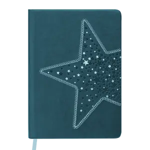 Щоденник недатований STELLA, A5, 288 стор., т.-бірюзовий