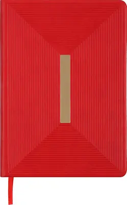 Щоденник недатований MEANDER, A5, 288 стор., червоний