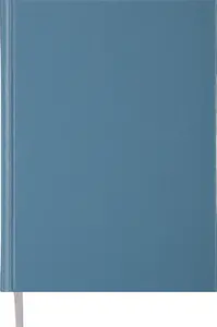 Щоденник недатований Buromax STRONG A5 288 арк. бумвініл поролон блактиний (BM.2022-14)