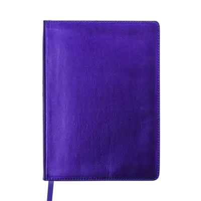 Щоденник недатований METALLIC, A5, 288 стор., фіолетовий