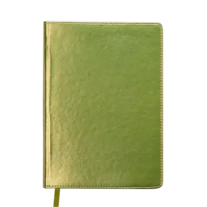 Щоденник недатований Buromax METALLIC A5 288 арк. бумвініл поролон жовтий (BM.2033-08)