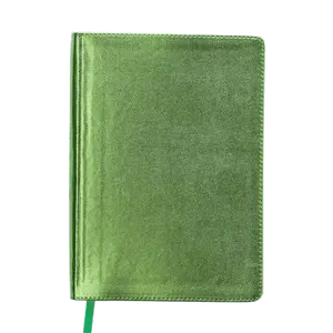 Щоденник недатований Buromax METALLIC A5 288 арк. бумвініл поролон салатовий (BM.2033-15)