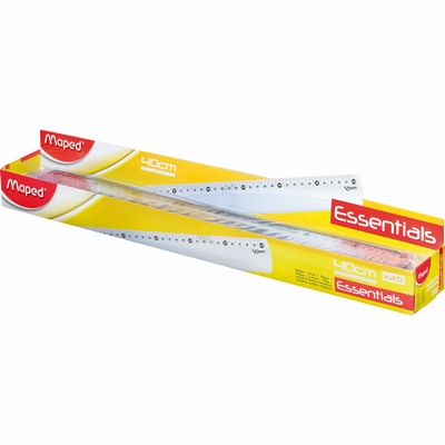 Лінійка ESSENTIALS, 40см пластикова, дисплей **