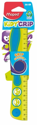 Лінійка KIDY GRIP, 20см пластикова, блістер **