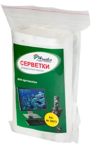 Серветки вологі універсальні Арніка  (запасний блок) 100шт.(30673)