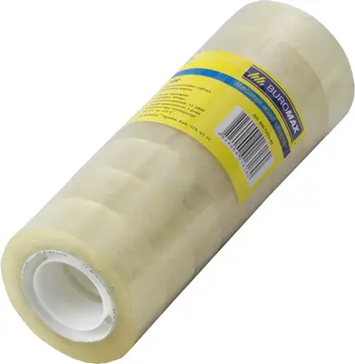 Скотч канцелярський Buromax 18мм х 30м прозорий 38 мкм (BM.7153-01)