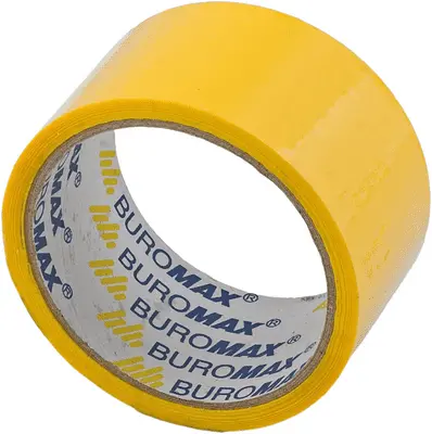 Скотч пакувальний Buromax 48мм х 35м жовтий (BM.7007-08)