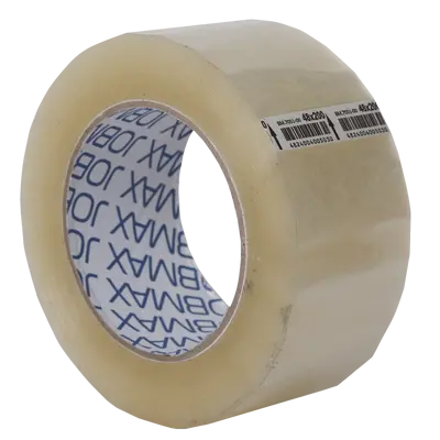 Скотч пакувальний Buromax JOBMAX 48мм x 200ярдів х 40мкм прозорий (BM.7051-00)
